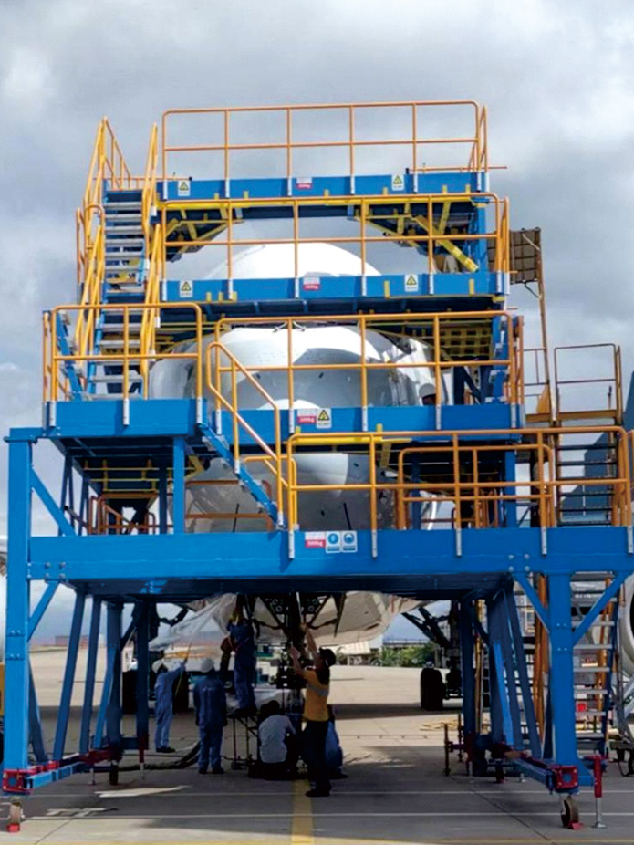 寬體機機頭平臺